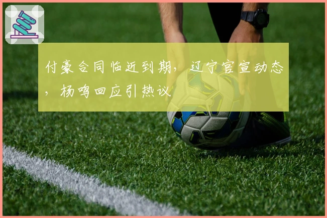 付豪合同临近到期，辽宁官宣动态，杨鸣回应引热议